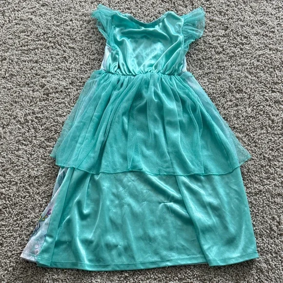Disney Ariel Teal Kids Formal Dress - Picture 3 of 4